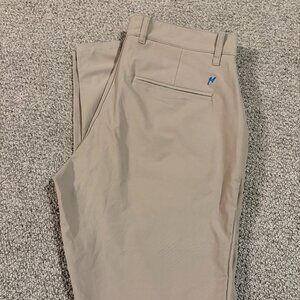 NWT Mugsy Arnies 34x34 Men's Golf Pants Stretch Chinos Khaki Tan